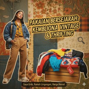 Pakaian Bersejarah: Mengapa Generasi Muda Kembali ke Vintage dan Thrifting 1 PAKAIAN BERSEJARAH