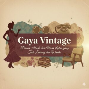 Gaya Vintage: Pesona Abadi dari Masa Lalu yang Tak Lekang oleh Waktu 1 gaya vintage