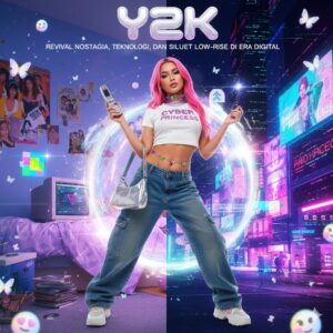Y2K: Revival Nostalgia, Teknologi, dan Siluet Low-Rise di Era Digital 1 Y2K Revival Nostalgia, Teknologi, dan Siluet Low-Rise di Era Digital
