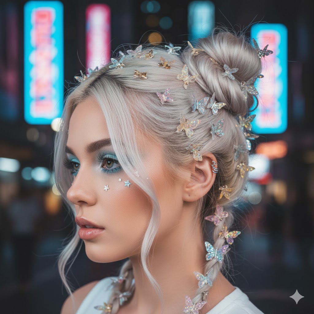 Butterfly Clips Jepit rambut berbentuk kupu-kupu kecil berwarna-warni 2025