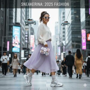 Sneakerina: Menyatukan Kenyamanan Sporty dan Estetika Feminin di Era 2025 1 Sneakerina Menyatukan Kenyamanan Sporty dan Estetika Feminin di Era 2025