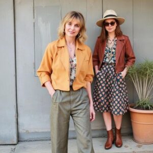 gaya vintage kekinian dalam tren fashion terkini