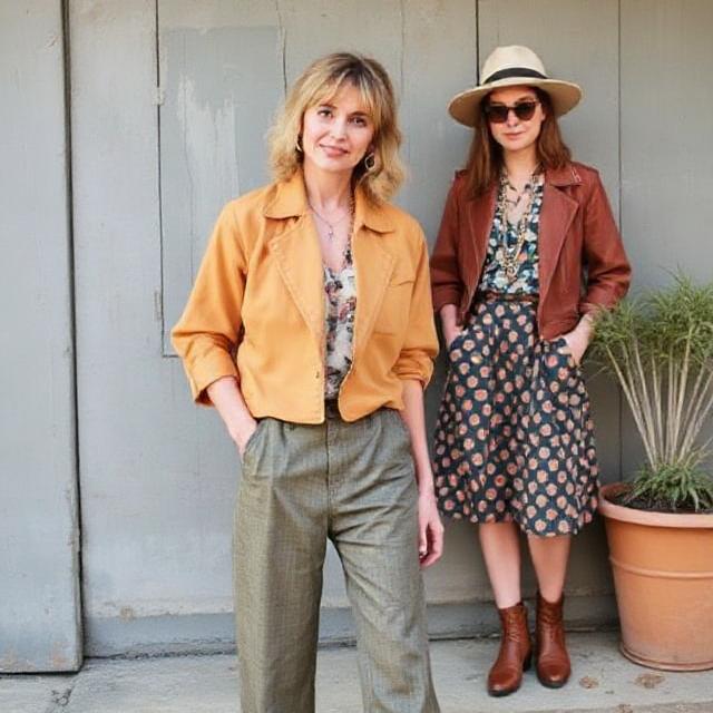 gaya vintage kekinian dalam tren fashion terkini