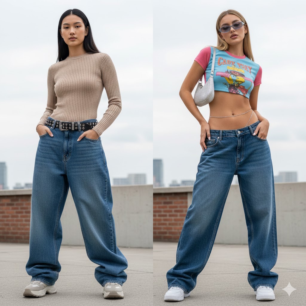Baggy Jeans dan Low-Rise Pants