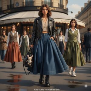 Full Skirts Kembali Menjadi Ratu Fashion di Tahun 2025-2026 1 Full Skirts