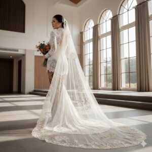 Kebaya dan Veil Panjang: Manifestasi Romantisme Tradisional Pernikahan Modern 2026 1 Kebaya dan Veil Panjang