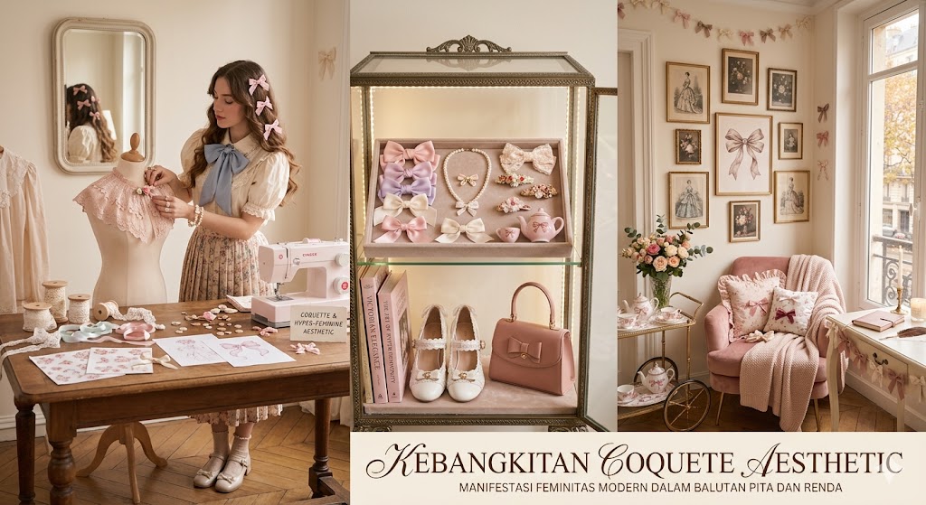 Coquette Aesthetic Balutan Pita dan Renda 2026