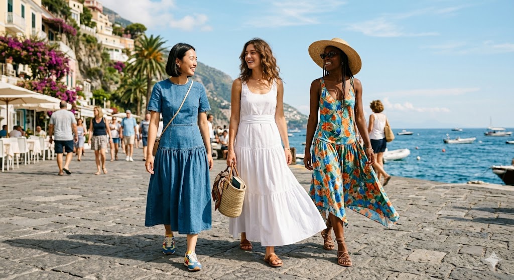 Drop Waist Menjadi Primadona Gaun Musim Panas 2026